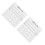 200Pcs White Multi-Use Raffle Ticket Cards for Parties and Events 4