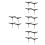 16Pcs Detachable Holiday Tree Stand Base Green Plastic Support Rack 4