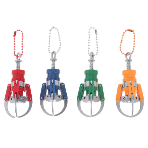 8Pcs Alloy Mini Claw Machine Charms Assorted Colors for Keychains Bags 1