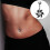 Färgstark Belly Button Piercing I Rostfritt Zircon Stenar 4
