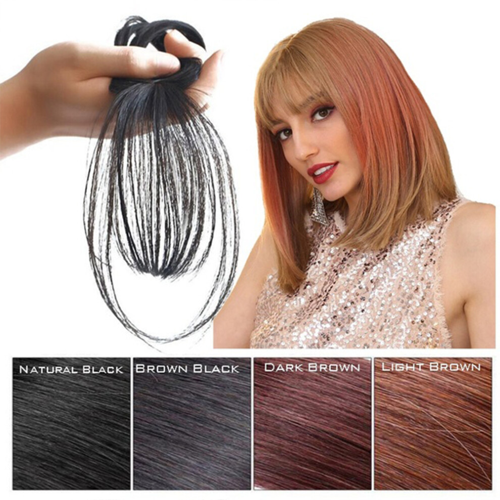 Invisible 3D Bangs Hair Topper - Seamless Natural Look for Thinning Hair
