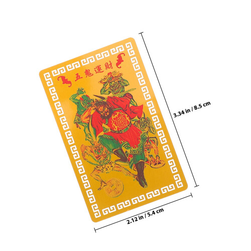 Feng Shui Amulettkort För I Hållbar Aluminiumlegering 1