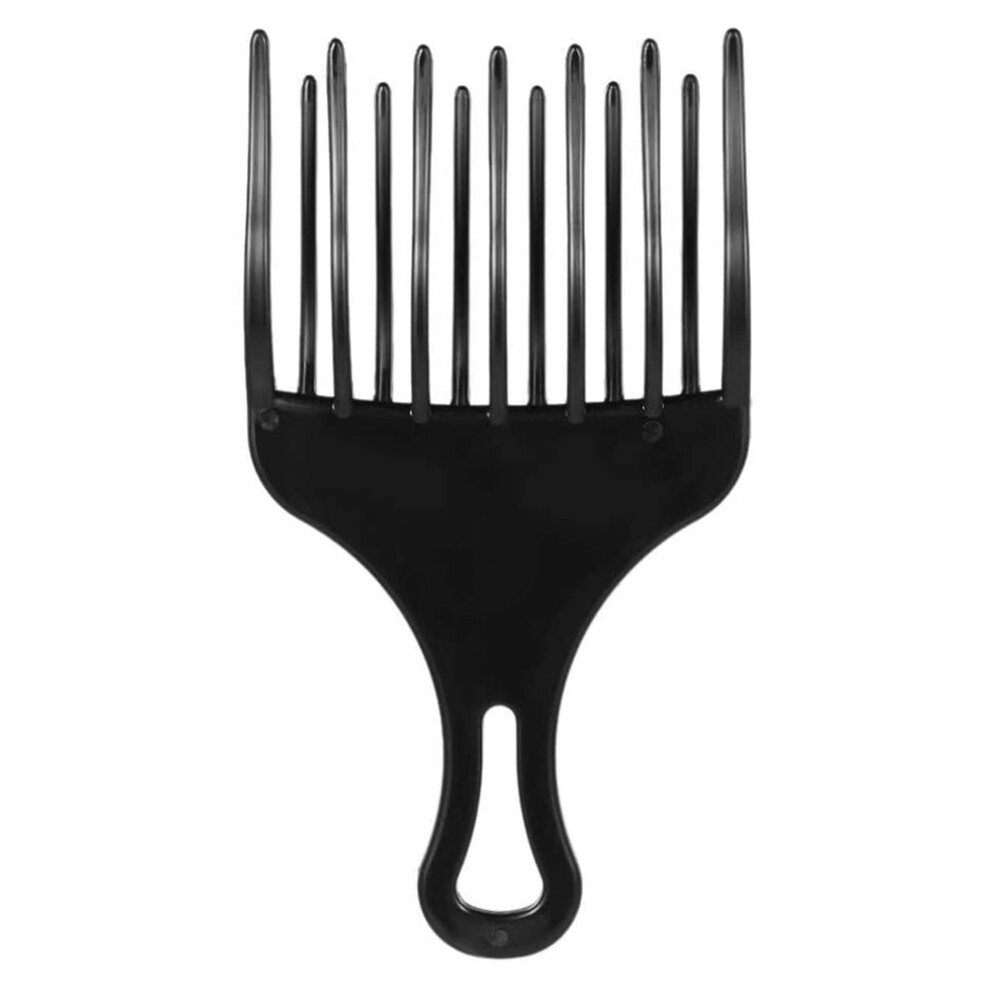 Styling Tool Plastic Wide Hair Pick Comb for Thick and Curly Hair