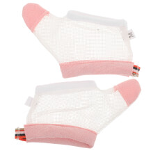 2St Justerbara Baby Handskar Polyester Skydd Rosa