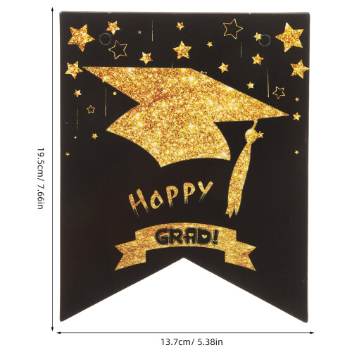 1Set Multi Paper Graduation Party Banner Bright Decor 2