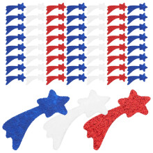 1Set Sterconfetti Mix Van -Geweven Stof Voor Creatieve Feestdecor