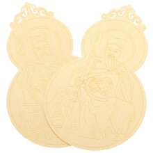 2St Kinesisk Feng Shui Amulettkort Guld Hem Skydd