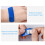 100Pcs Blue Indicator Bandages Kitchen Adhesive Rectangular Plasters for Cook 8