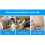 100Pcs Blue Indicator Bandages Kitchen Adhesive Rectangular Plasters for Cook 10