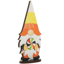 3Stk Holz Gnome Tischschild Halloween Für Desktop