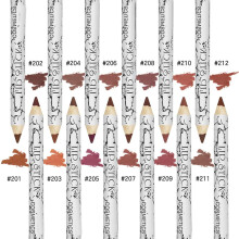 Vibrant 12-Matte Color Lip Liner Set for Smooth Natural Look