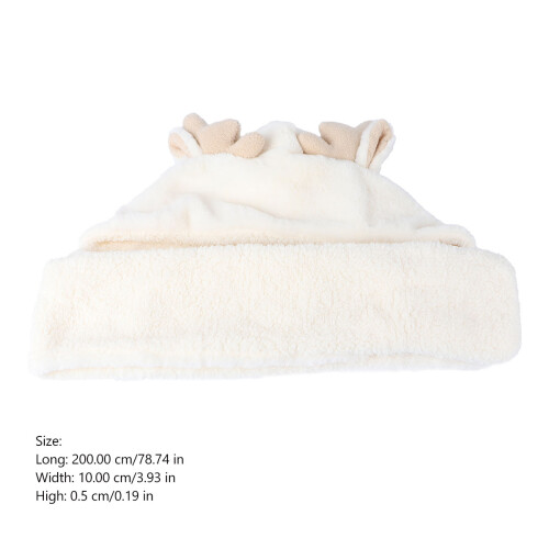 1Pc Baby's Warm Cotton Scarf Hat Set Soft Ear Design 1