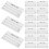 200Pcs Multi-Use Blank Raffle Ticket Cards White for Voting and Events 2