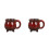 2Pcs Red Ceramic Spooky Halloween Witch Coffee Mugs for Home Use 7