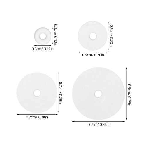 Clear Silicone Earring Backings Comfortable Pads for DIY Jewelry 1