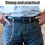 Metall Kedja För Jeans Punkstil Nitar 6