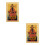 2St Färgglad PVC Amulettkort För Skydd 6