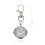Quartz Nyckelring Fickur Silver Klassisk Herr Luminous Timmar 3