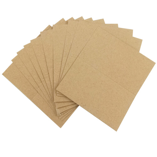 100St Högkvalitativa DIY Graffitikort I Khaki Kraftpapper 2