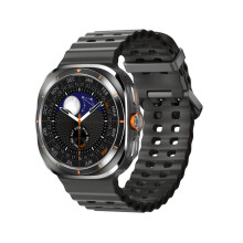 (Black) Smart Watch GPS Outdoor Sports BT Call Smartwatch Watch 8 Ultra Fit For Samsung Galaxy