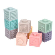 9pcs Baby Soft PVC Building Blocks Toy for Toddlers Ages 6+