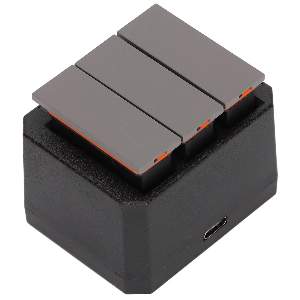 3-Pack 1300mAh Battery Charger Kit for Action Camera with 3-Channel LED-image-OPC-PMPY6DZ-NEW