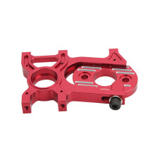 Aluminium RC-Motorhalterung 2-teilig für 1/8 6s Fahrzeuge Rot