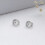 2Pair Silver Ear Studs Pads Durable Ear Studs Backs for Women Earrings 7