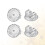 2Pair Silver Ear Studs Pads Durable Ear Studs Backs for Women Earrings 4