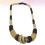 Coffee Geweven Dames Ketting Kokos Schelp 8