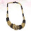 Coffee Geweven Dames Ketting Kokos Schelp 3