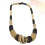 Coffee Geweven Dames Ketting Kokos Schelp 2