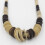Coffee Geweven Dames Ketting Kokos Schelp 5