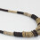 Coffee Geweven Dames Ketting Kokos Schelp 11