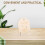 1Ensemble Plaque Décorative Bois Beige Support Pour Annonce 10