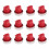 12Pcs Simulation Plant Rose Candles Red Smokeless Aromatherapy Decor 1