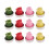 12Pcs Simulation Plant Rose Candles Red Smokeless Aromatherapy Decor 11