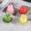 12Pcs Simulation Plant Rose Candles Red Smokeless Aromatherapy Decor 7