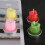 12Pcs Simulation Plant Rose Candles Red Smokeless Aromatherapy Decor 9