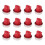 12Pcs Simulation Plant Rose Candles Red Smokeless Aromatherapy Decor 4