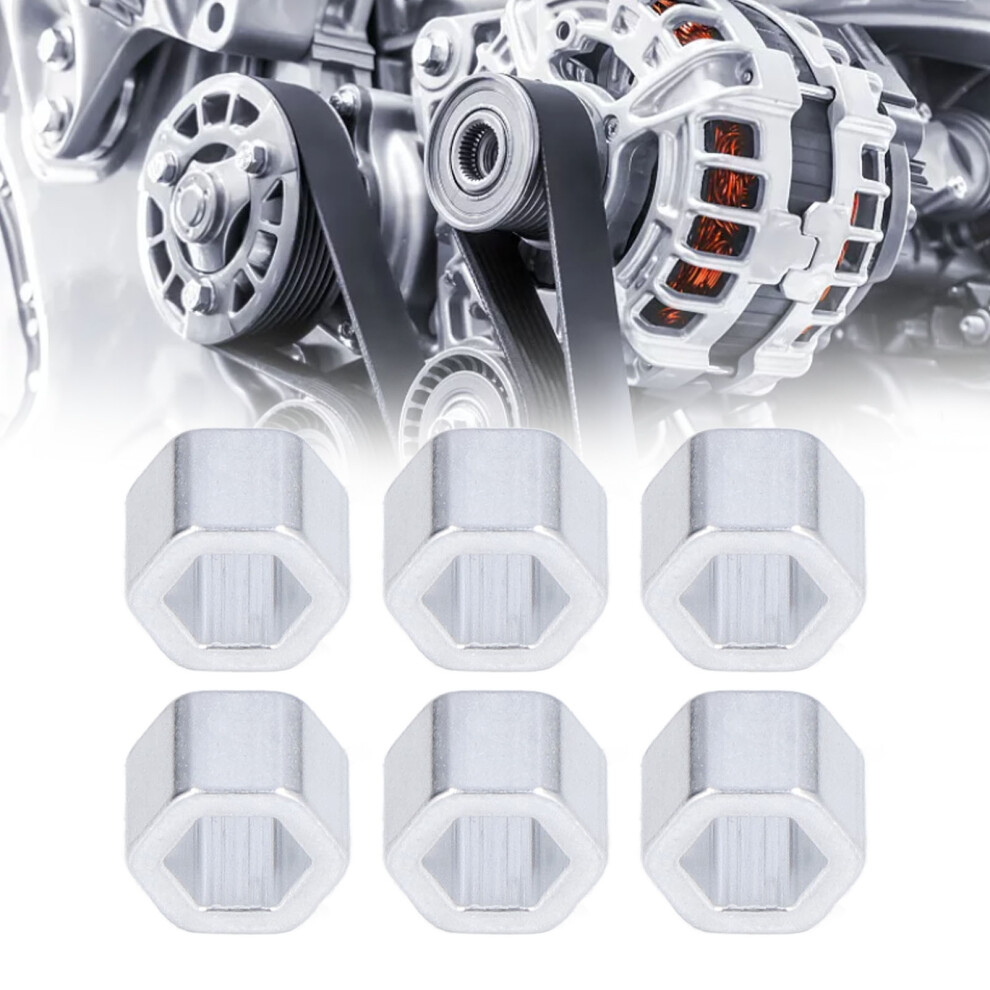 12Pcs 8Mm Hex Hole Aluminum Spacer Gasket For Motor Shaft 3451357645678
