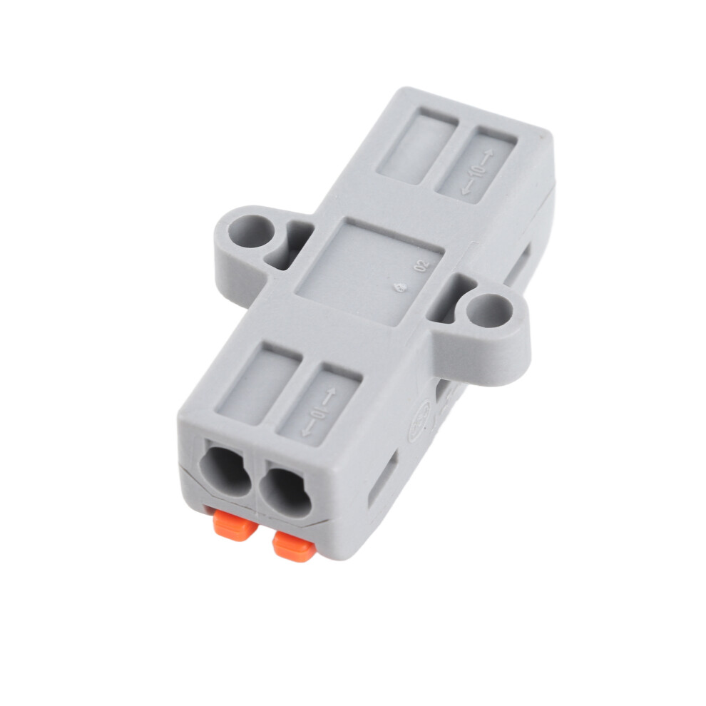 Electroplated 20Pcs 223Â2P Wire Connectors Easy Plug-In Terminal Block 4611357647150