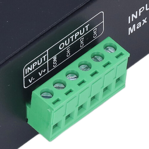 3-Kanal DMX-Decoder für RGB-LED, 16,4 cm, 12A, 12V-24V 2