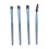 Set di 8 pennelli per il trucco - Portatile Blu ABS 6