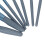 Set di 8 pennelli per il trucco - Portatile Blu ABS 3