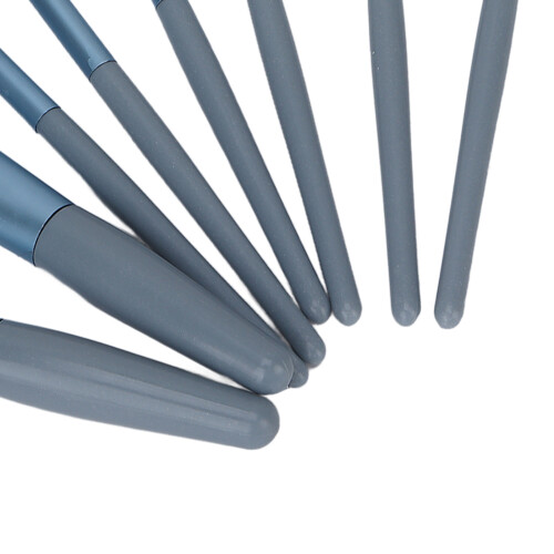 Set di 8 pennelli per il trucco - Portatile Blu ABS 2