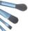 Set di 8 pennelli per il trucco - Portatile Blu ABS 9