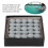 50Pcs Leather Billiard Pool Cue Tips 10.5mm with Storage Box 6