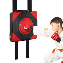Wall Punch Pad - Boxing Wall Mat, Foam Core Target Pad, PU Leather Cover, Highly Elastic Sponge, Wall Impact Pads, Red