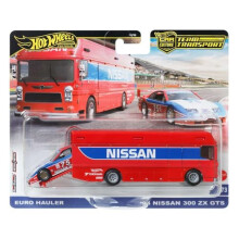 Hot Wheels Premium Car Culture Team Transport - Euro Hauler and '94 Nissan 300 ZX GTS 2 Vehicle Set (#73)